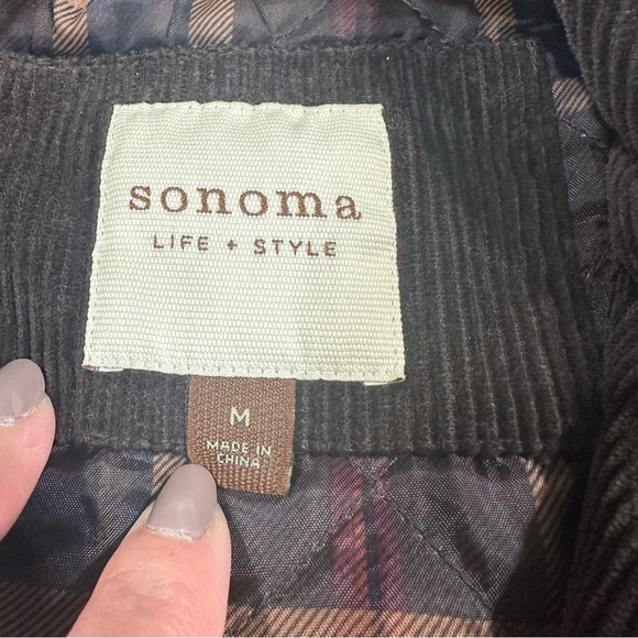 Sonoma corduroy brown jacket size M - Picture 3 of 7